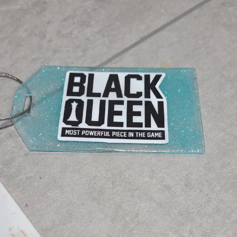 🎒🧳✨️Black Queen Luggage/Backpack Tag